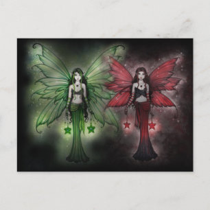 Kerst Briefkaart Fairy Sisters