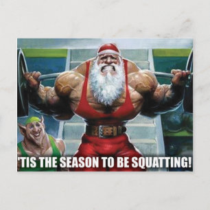 Kerst Briefkaart - Gym Motivatie
