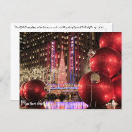 Kerst Briefkaart NYC - New York