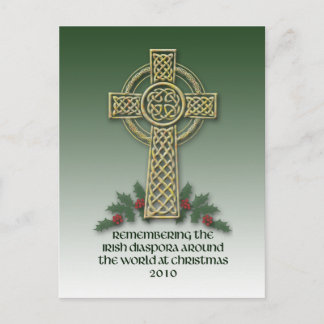 kerst-Briefkaart van de ierse diaspora Feestdagenkaart