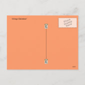 Kerst Briefkaart: Vintage Kerst Briefkaart (Achterkant)