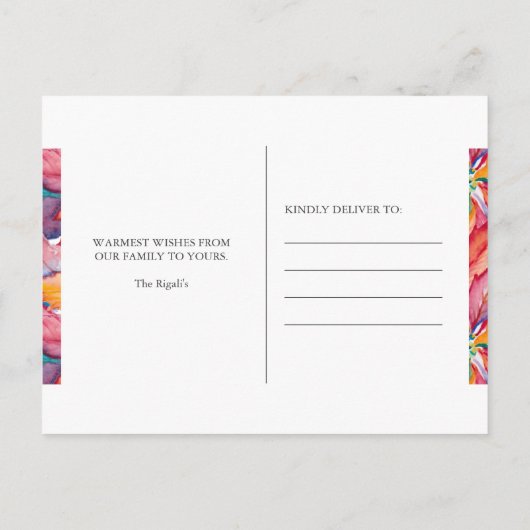  kerst Briefkaarten | Modern (Achterkant)