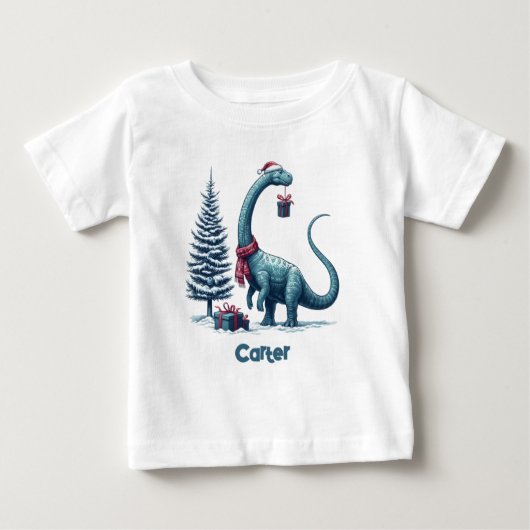Kerst Brontosaurus dinosaurus (Voorkant)