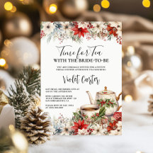 Kerst Bruids Tea Party Vrijgezellenfeest Vakantie