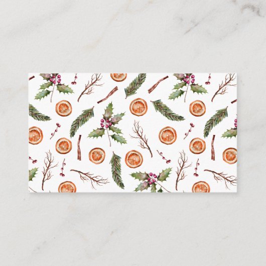 Kerst Bruidschuur Recept Verzoek   Informatiekaartje (Achterkant)