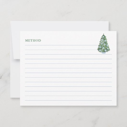 Kerst Bruiloft Feest Blue En Groene Receptkaart Kaart (Achterkant)