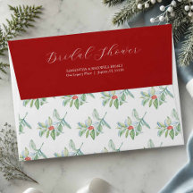 Kerst Bruiloft Feest Uitnodigings Enveloppen