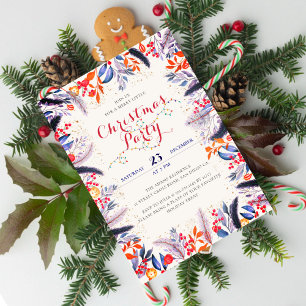 Kerst brunch feest Jingle Bells Kaart
