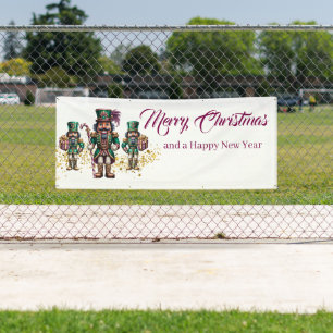 Kerst Buitenbanner Notenkraker Spandoek