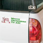 Kerst bumpersticker (Op Truck)