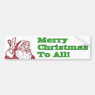 Kerst bumpersticker
