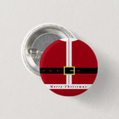 Kerst Button Gift Grappig Sinterklaas Ontwerp (Voorkant /achterkant)