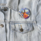 Kerst Button Gift met Happy Reindeer (In situ)