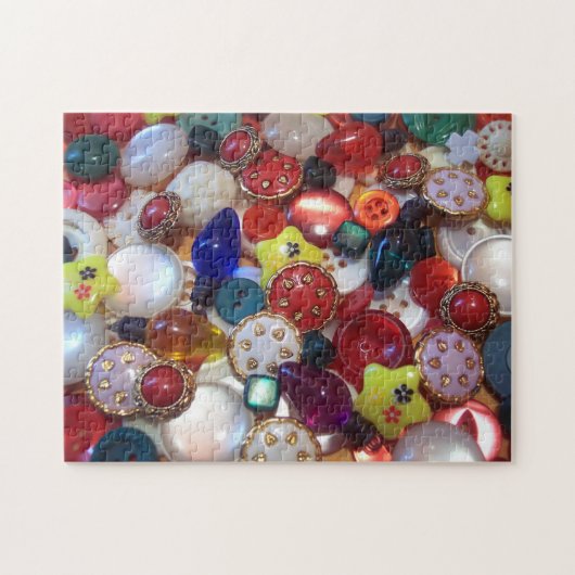 Kerst Button Puzzel (Horizontaal)