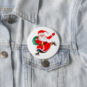 Kerst Button Santa met Cadeaus (In situ)