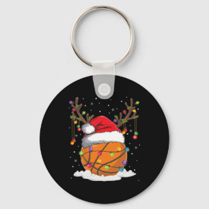 Kerst Bysketbyll Rendier Fun Kerstman Hoed Xmas K Sleutelhanger