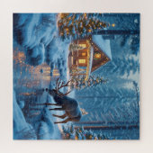 Kerst Cabin Puzzel (Horizontaal)