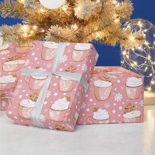 Kerst Cacao Cups & Gingerbread Cookies Cadeaupapier