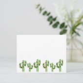 Kerst Cactus Ansichtkaart Feestdagenkaart (Staand voorkant)