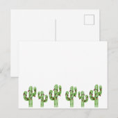 Kerst Cactus Ansichtkaart Feestdagenkaart (Voorkant / Achterkant)