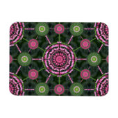 Kerst Cactus Mandala Array Kerstmagneet Magneet (Horizontaal)