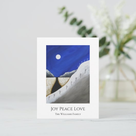 Kerst-Cactus-woestijn - zuidwesten Feestdagenkaart (Staand voorkant)