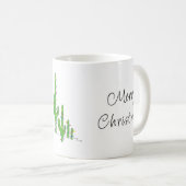 Kerst-Cactus-woestijn - zuidwesten Koffiemok (Voorkant rechts)