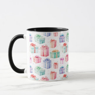 Kerst cadeau dozen patroon. Patroon Cadeauboxen Mok
