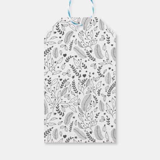 Kerst cadeau label, cadeau label, hang label cadeaulabel (Achterkant)