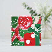 Kerst cadeau Wenskaart (Staand voorkant)