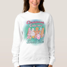 Kerst calorieën tellen niet leuk karakter