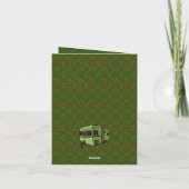 Kerst Camper Kerst Kaarten Notitiekaartje (Achterkant)