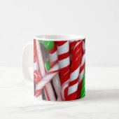 Kerst Candy Cane Vakantie Mok (Voorkant links)