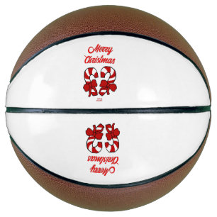 Kerst Candy Canes Basketbal