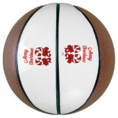 Kerst Candy Canes Basketbal (Verticaal)