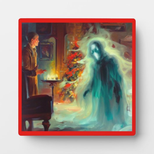 Kerst Carol Ghost of Christmas Future Fotoplaat (Voorkant)