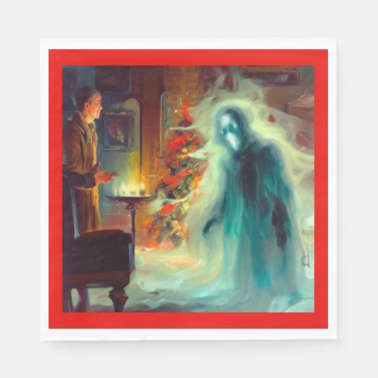 Kerst Carol Ghost of Christmas Future Servet (Voorkant)