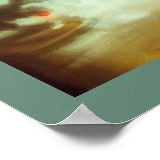 Kerst Carol Ghost of Christmas Past Poster (Hoek)