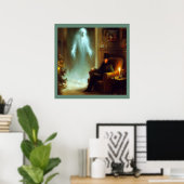 Kerst Carol Ghost of Christmas Past Poster (Thuiskantoor)