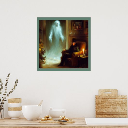 Kerst Carol Ghost of Christmas Past Poster (Keuken)