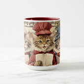Kerst Caroling Cats Mok (Midden)