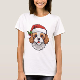 Kerst Cavapoo Cavoodle T-shirt - Blenheim