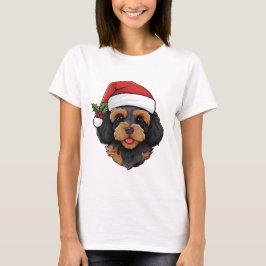 Kerst Cavapoo Cavoodle T-shirt - Phantom