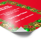 Kerst Celebration samenkomst Foto Afdruk (Hoek)