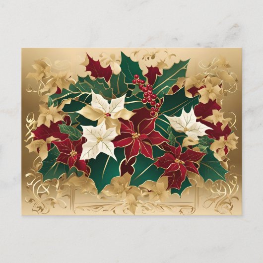 kerst-cheer-briefkaart briefkaart (Voorkant)