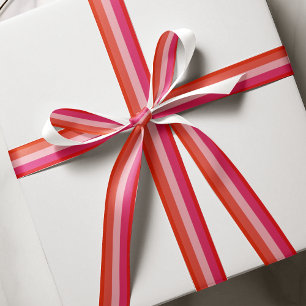 Kerst Cheer Red Stripes Vakantie Lint