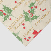 Kerst Cheer tissuepapier (Detail)