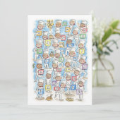 Kerst Chefs Advent Kaart (Staand voorkant)