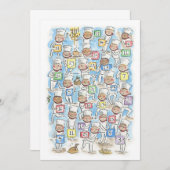 Kerst Chefs Advent Kaart (Voorkant / Achterkant)