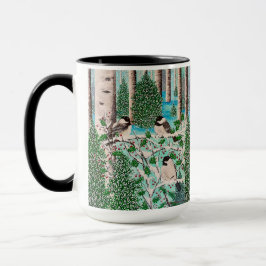Kerst Chickadee Chatter Cup Mok